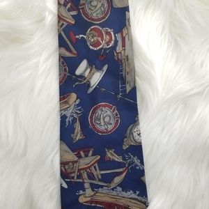 Italianissimo men nautical fishing boat tie